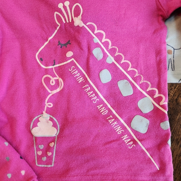 Carters Toddler Girl Size 4t Pajamas, Set of 4 - Picture 2 of 4